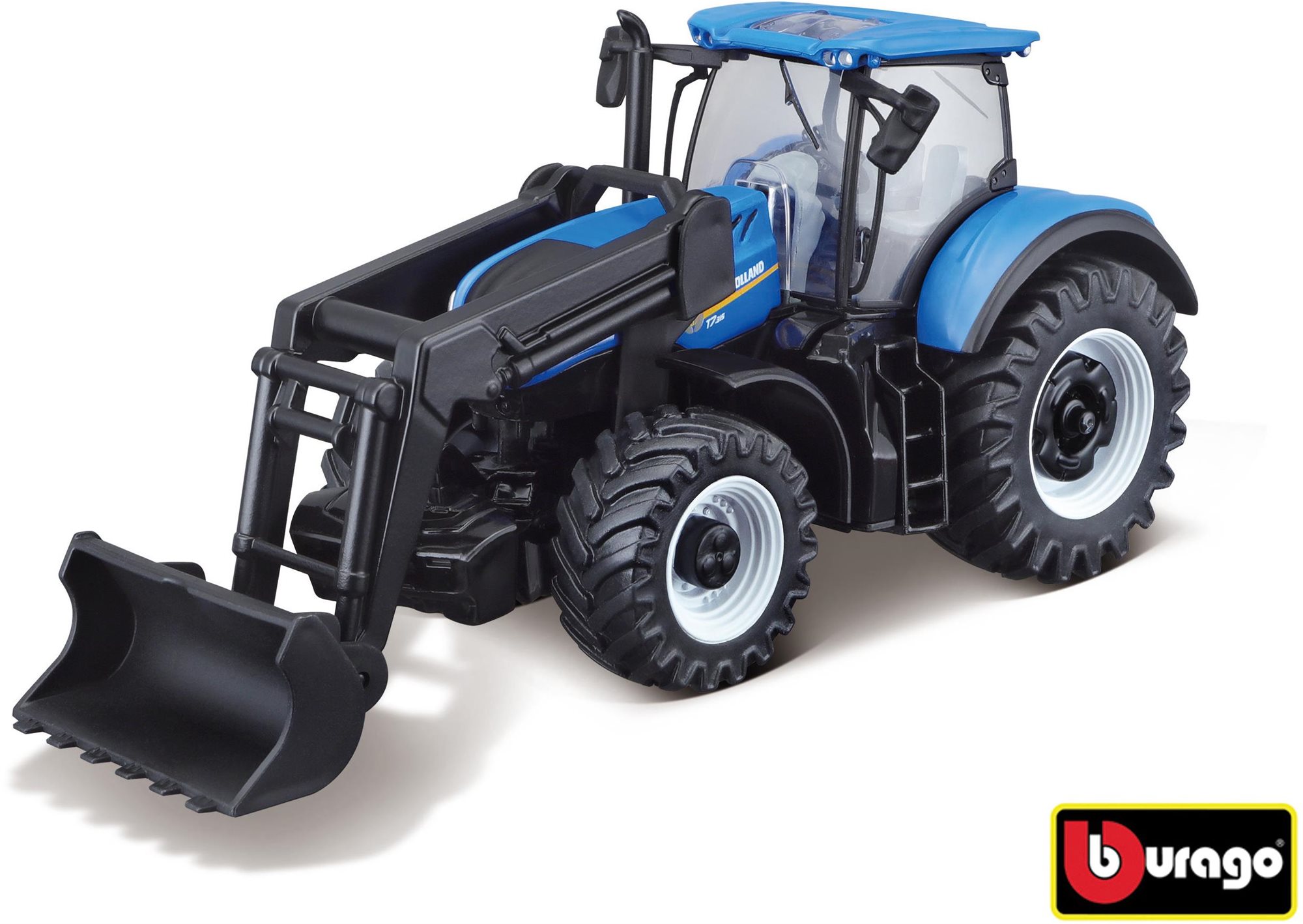 Bburago Farm Traktor New Holland s přední lžící