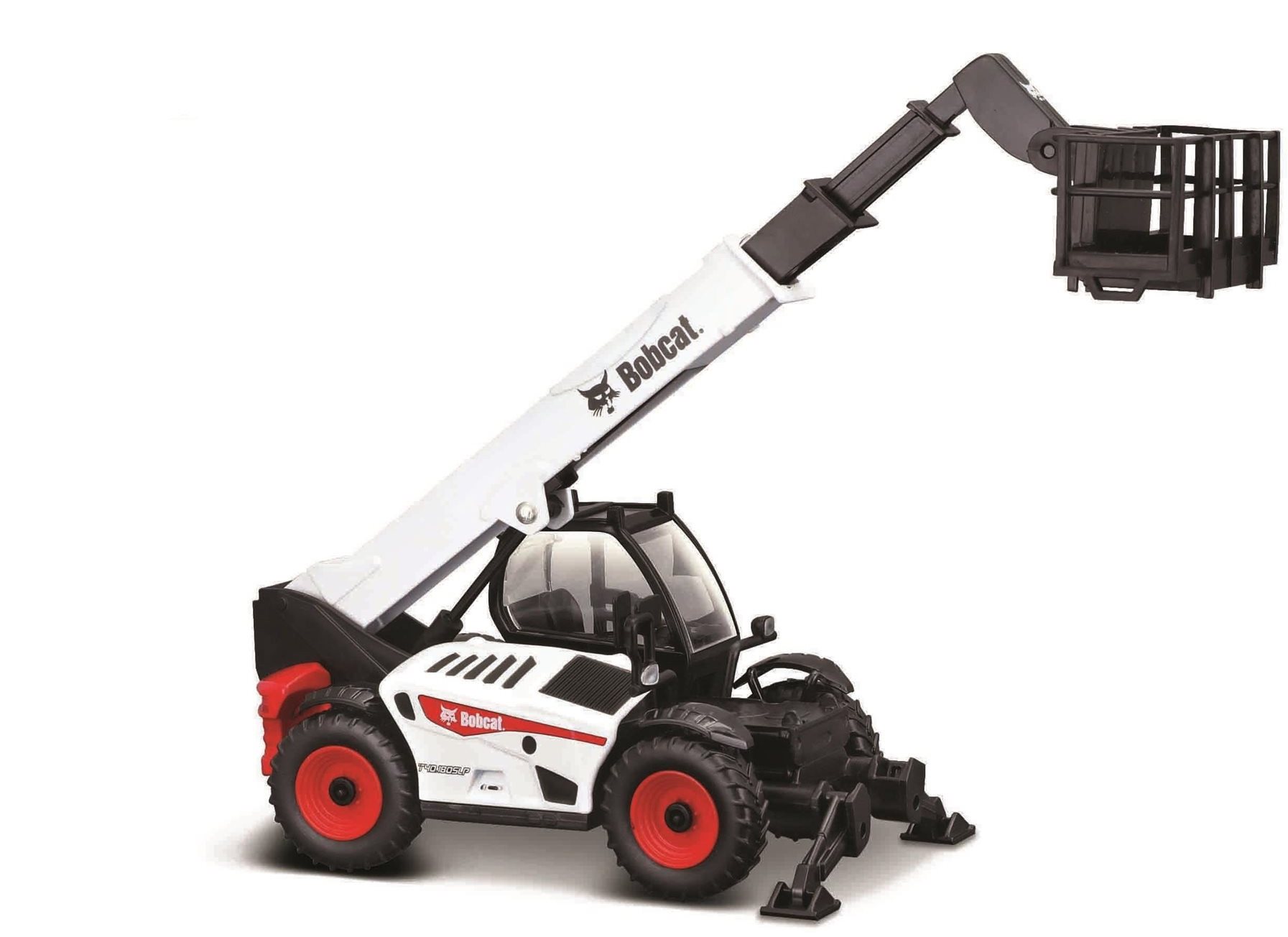Bburago 1:50 Bobcat T40.180SLP Telehandler w/Man Platform