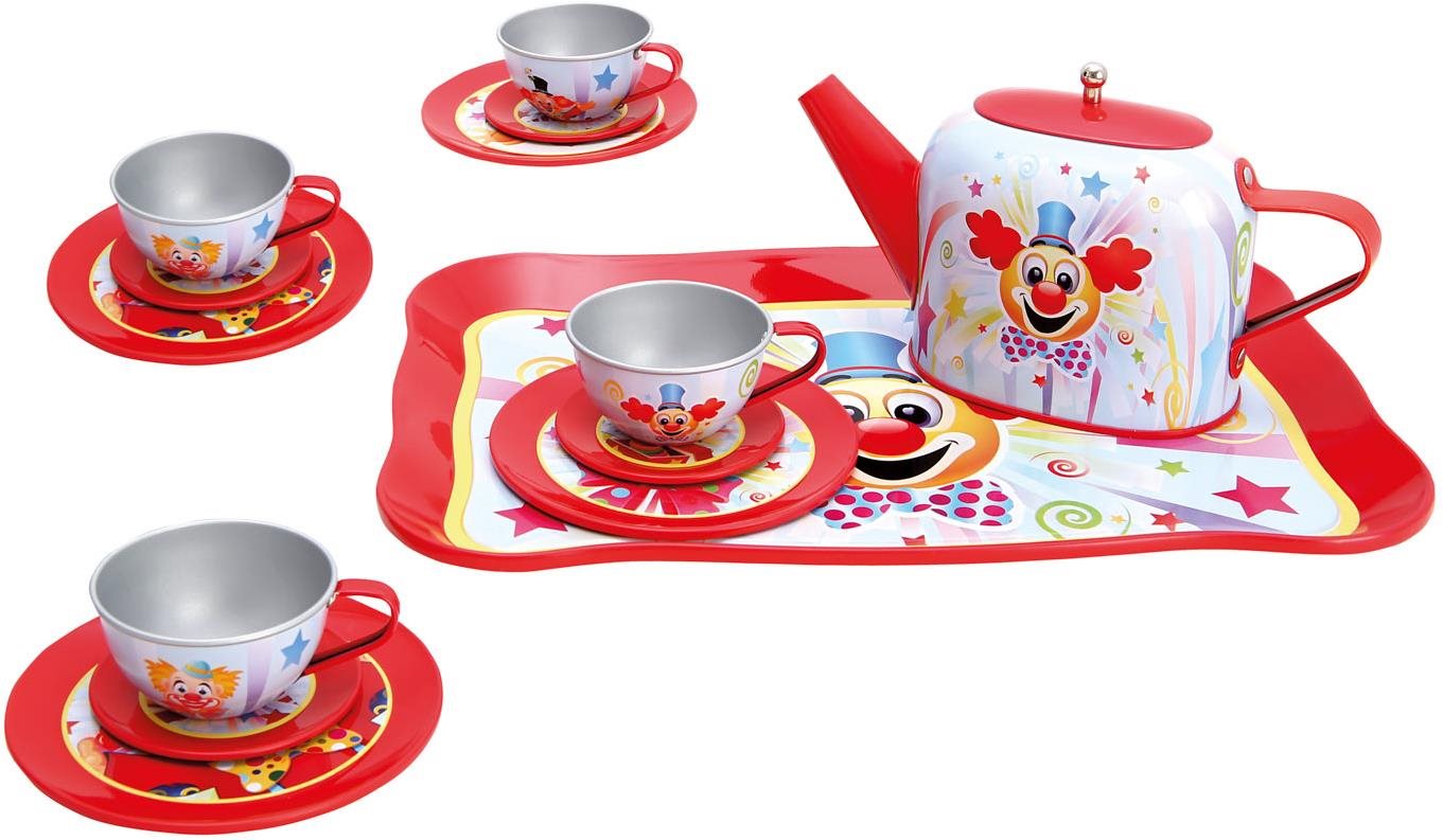 Dětský čajový set, červený