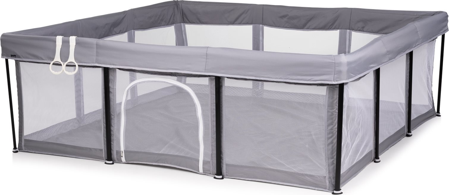 CHIPOLINO Dětská ohrádka Easy Grey