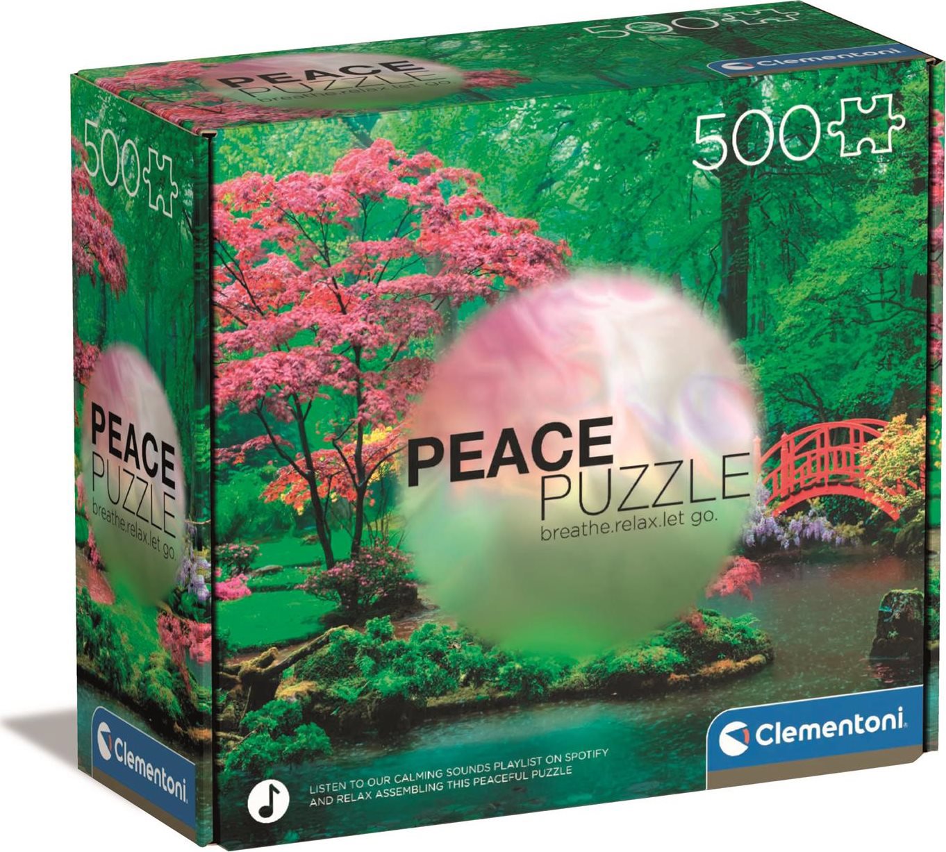 Clementoni Peace puzzle: Konejšivé kapky deště 500 dílků