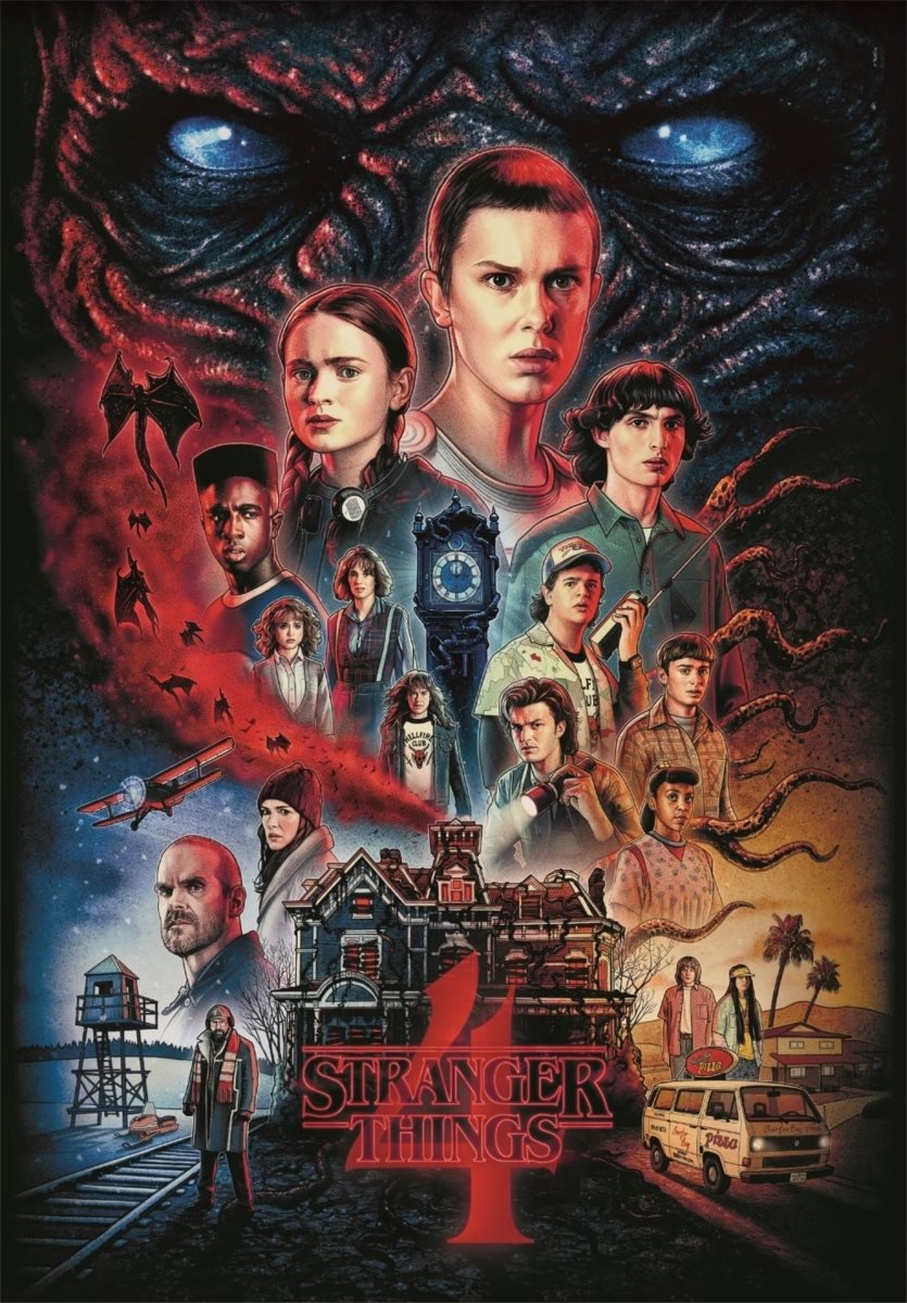 CLEMENTONI Puzzle Stranger Things 4, 1000 dílků