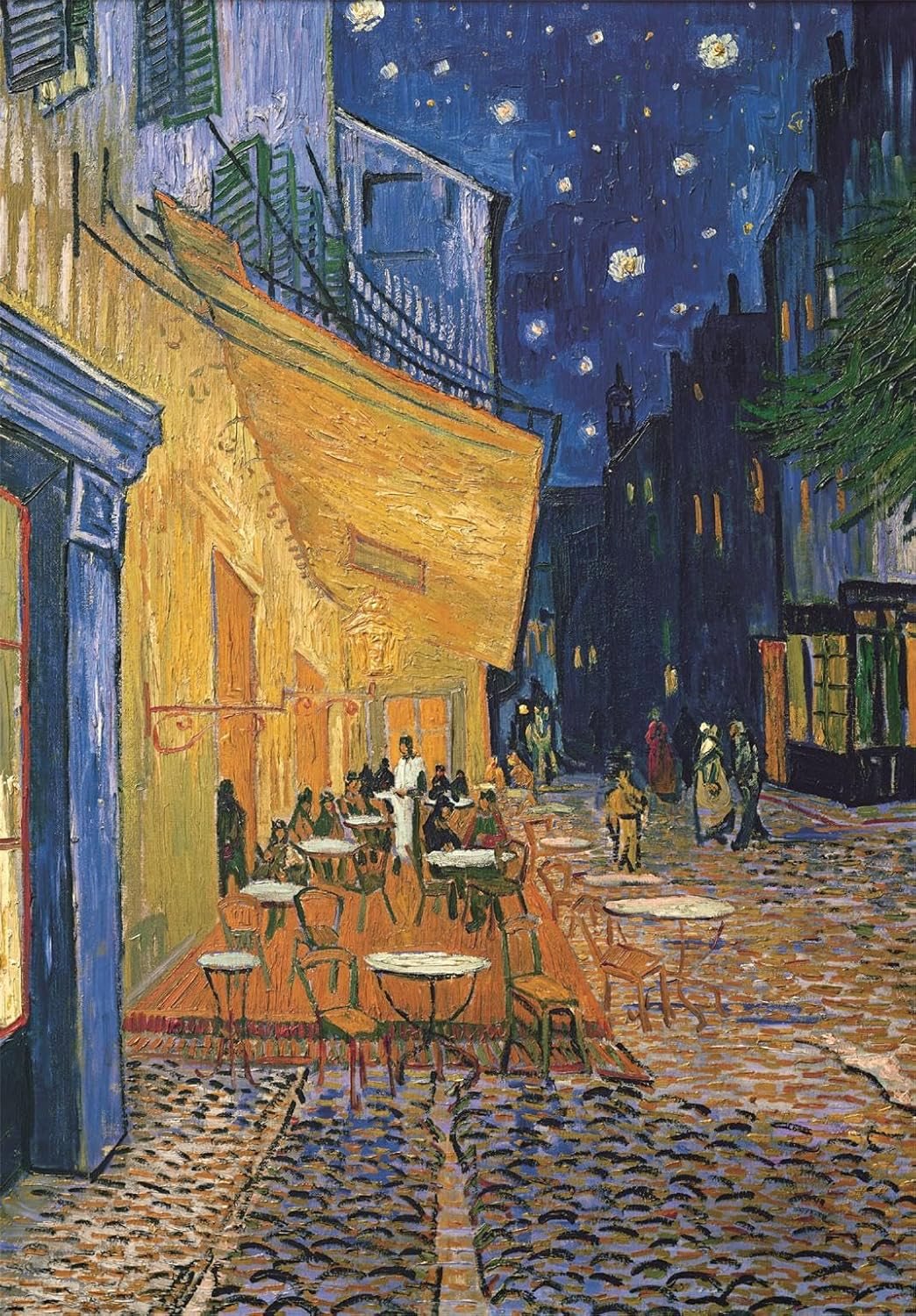 CLEMENTONI Puzzle Museum Collection: Terasa kavárny v noci 1000 dílků