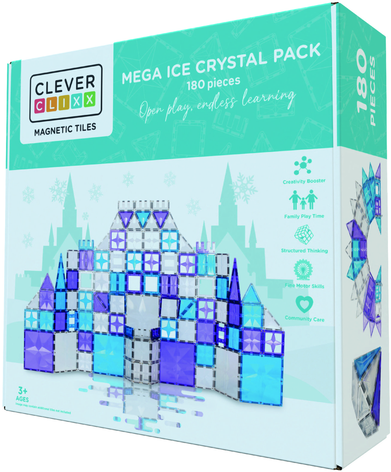 Cleverclixx Mega Ice Crystal Pack 180 dílků