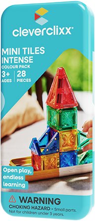 Cleverclixx Mini Tiles Pack Intense 28 ks