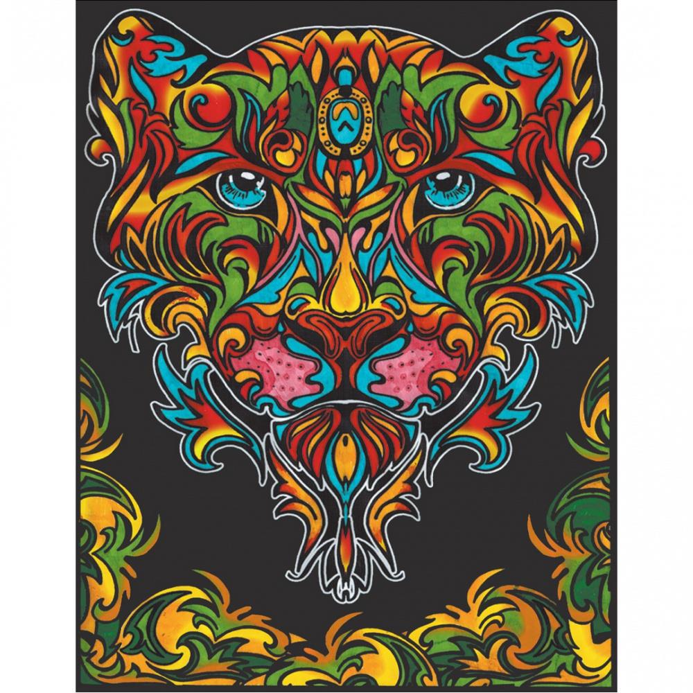 Sametový obrázek Leopard od značky Colorvelvet