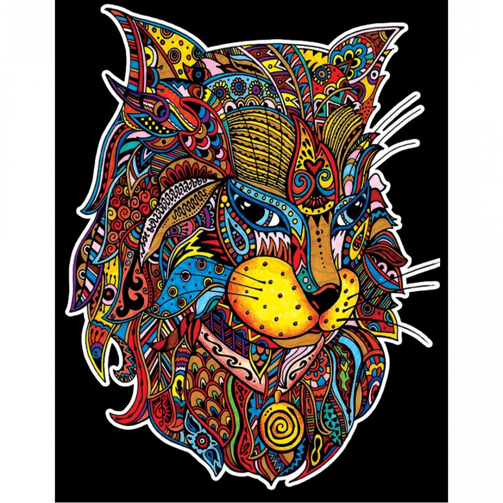 Colorvelvet Sametový obrázek Rys