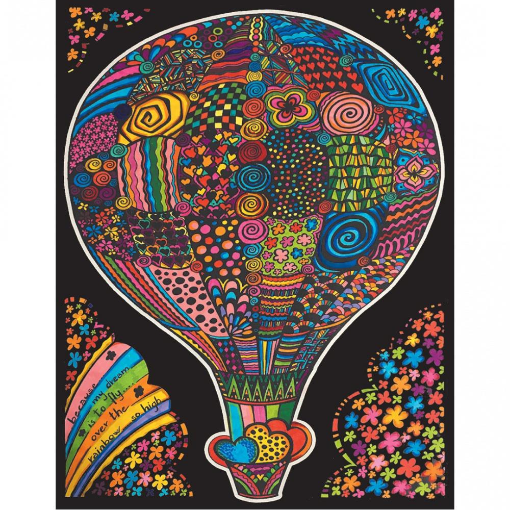 Sametový obrázek balón