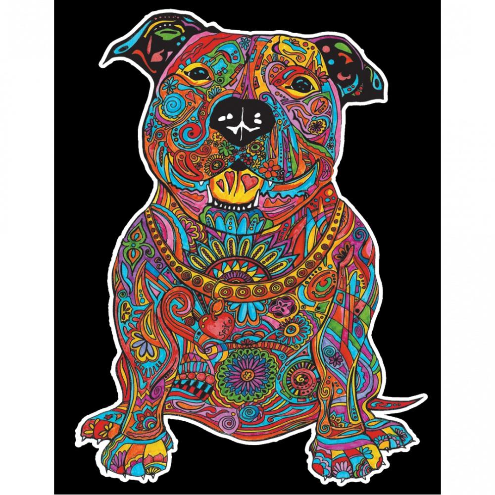 Colorvelvet Sametový obrázek Pitbull