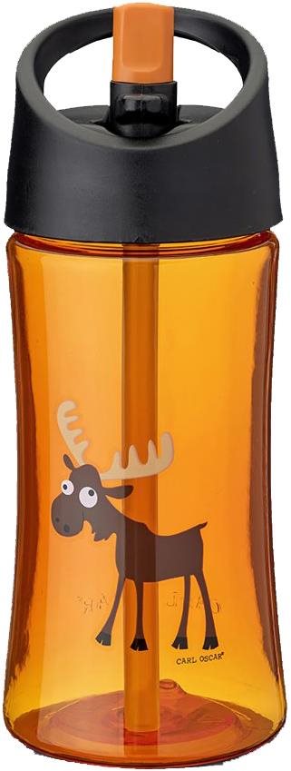 Carl Oscar Water Bottle - Dětská láhev na vodu 0,35 L, oranžová