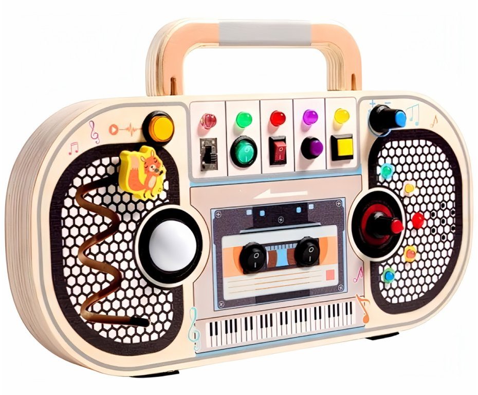 Derrson Magneťák W5338, interaktivní dřevěná montessori tabule