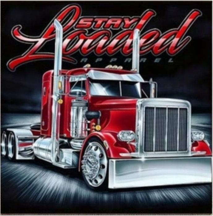 Norimpex Americký červený truck 30 × 40 cm