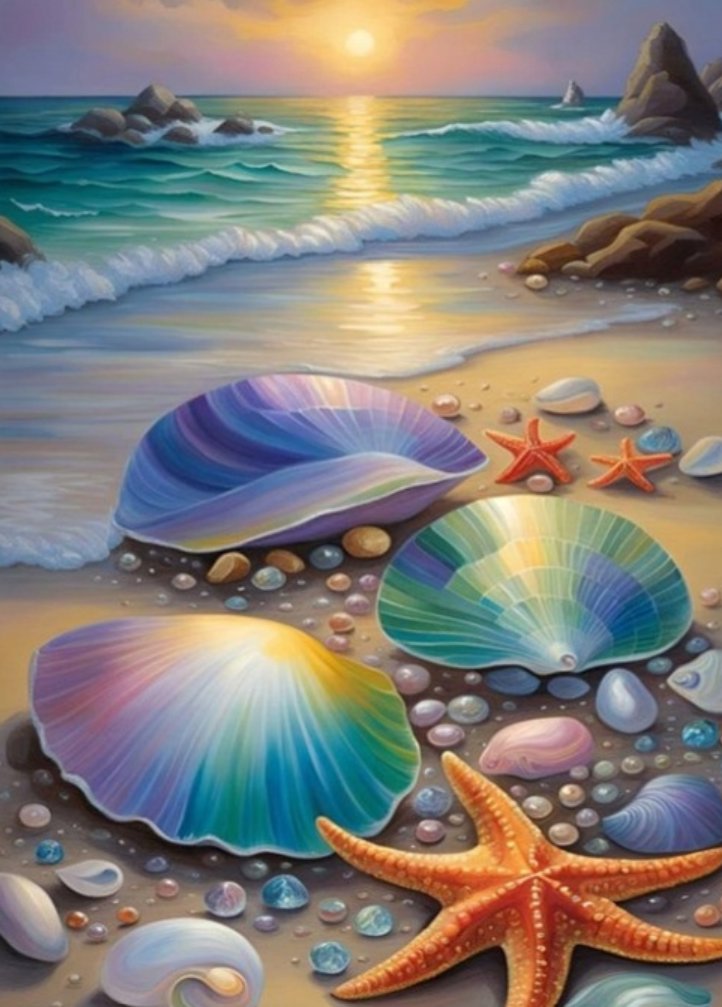 Norimpex Škeble a hvězdice 30 × 40 cm