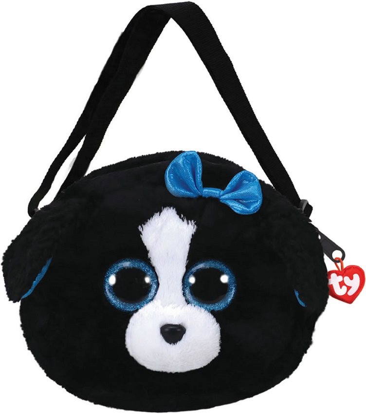 Ty Gear shoulder bag Tracey - black/white dog 15 cm