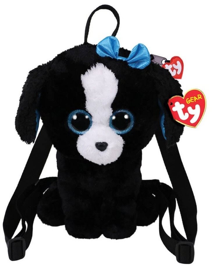 TY Batoh plyšový černobílý pes