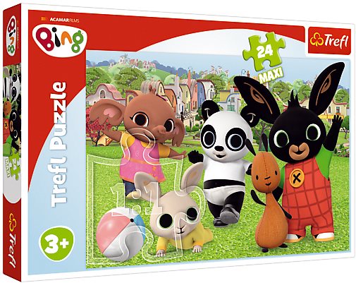 Puzzle Bing Bunny Zábava v parku