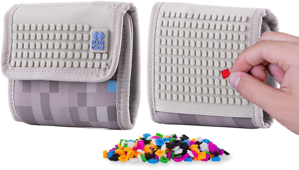 Peníženka Minecraft šedo modrá od Pixie Crew