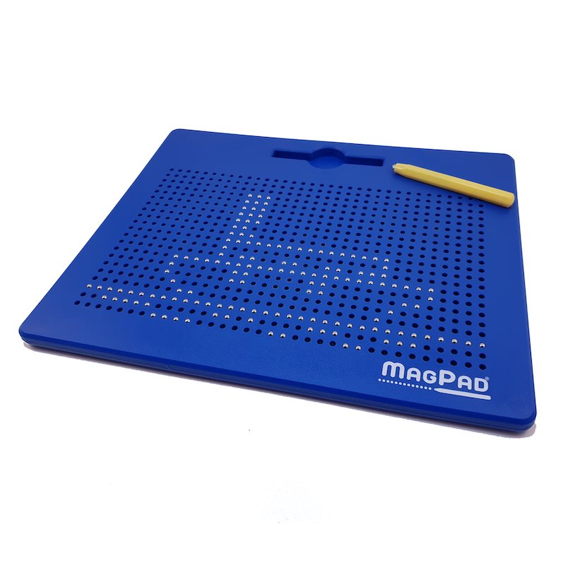 Modrá magnetická tabulka Magpad s 714 kuličkami