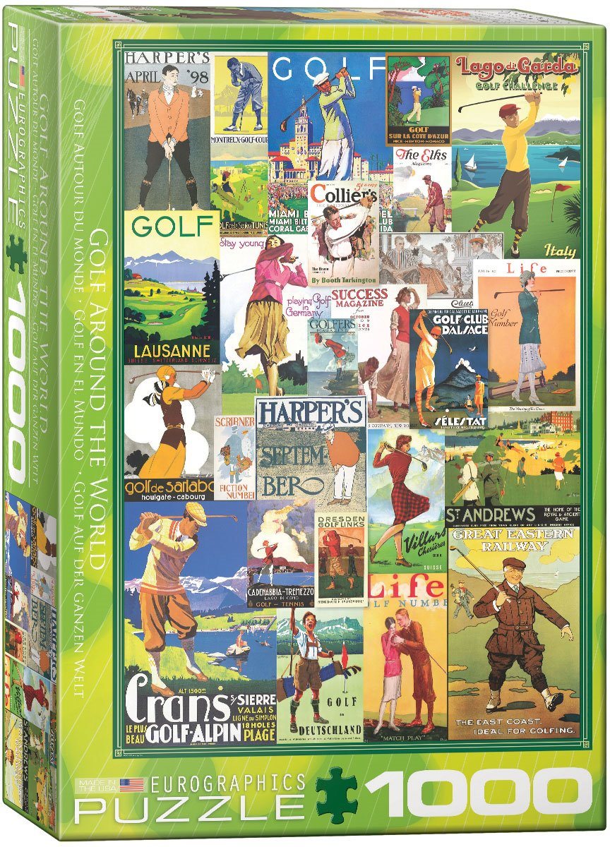 Eurographics Puzzle Světový golf 1000 dílků