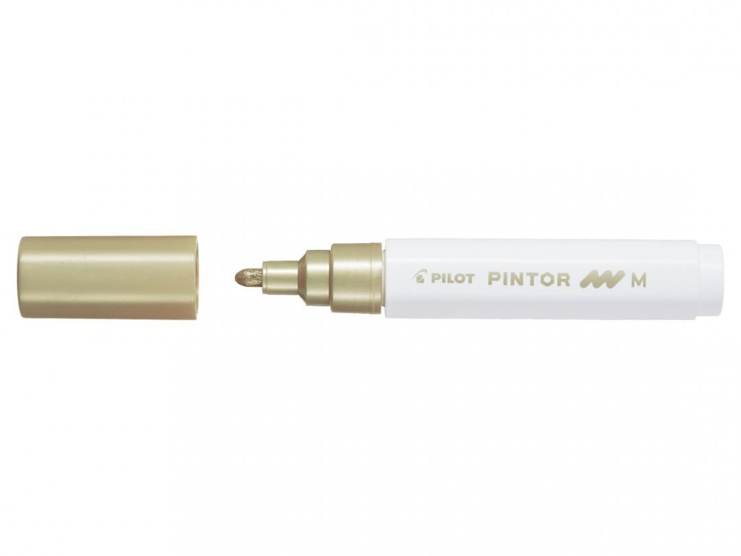 PILOT Pintor Medium - akrylový popisovač zlatá
