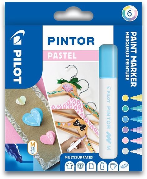 Sada 6 ks pastelů PILOT Pintor Medium Pastel