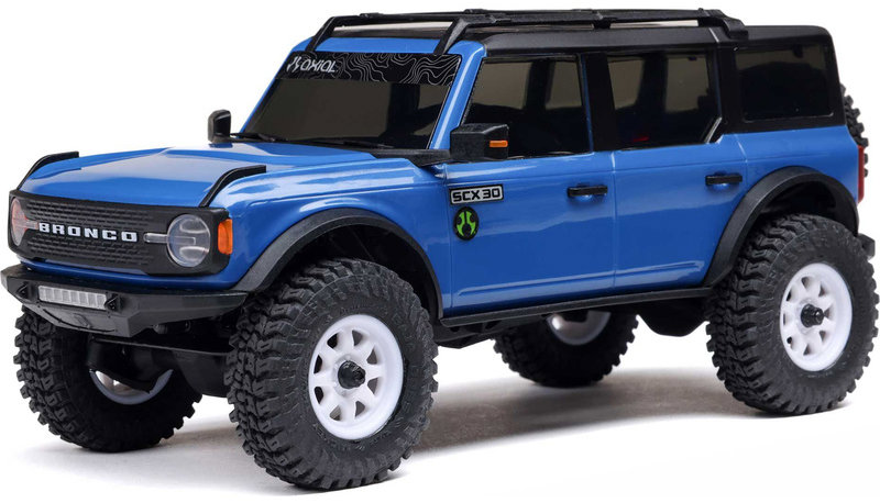 Axial SCX30 Ford Bronco 4WD 1:30 RTR modré