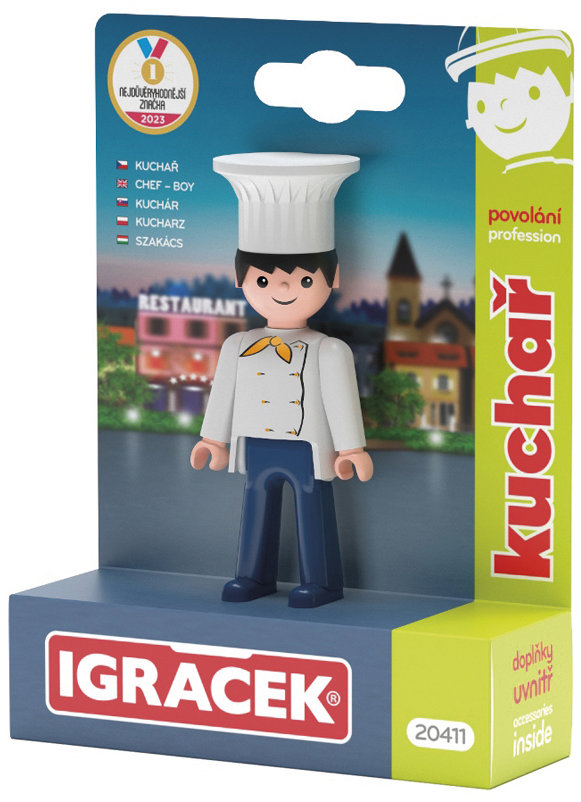 Efko Igráček Kuchař figurka s příslušenstvím