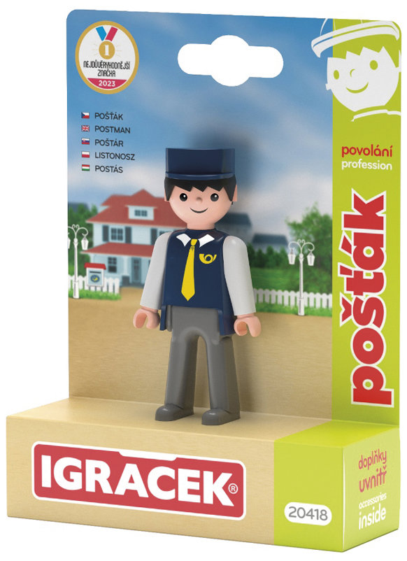 Efko Igráček Pošťák figurka s příslušenstvím