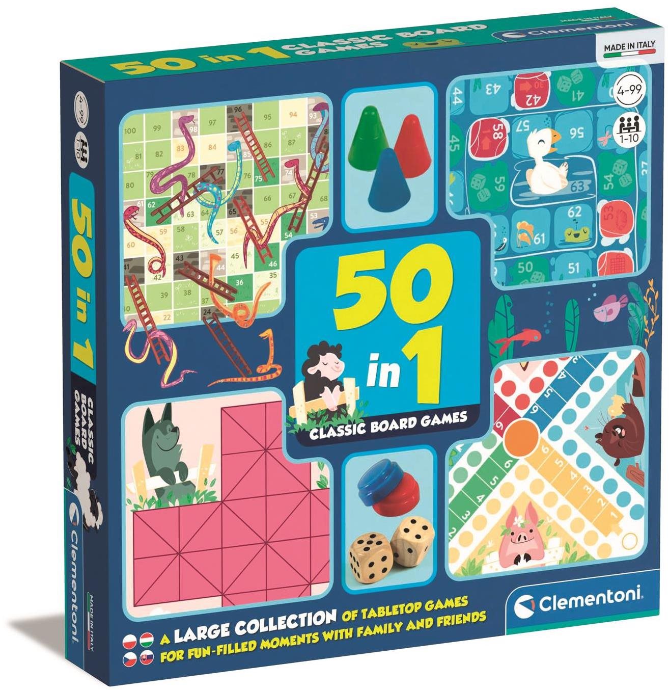 Clementoni Deskové hry 50 in 1