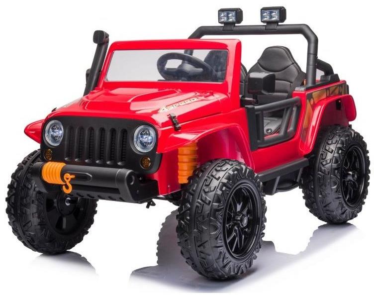 Mamido Jeep 4Speed 4 × 45 W červené