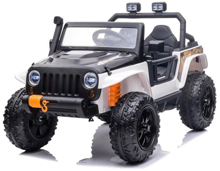 Mamido Jeep 4Speed 4 × 45 W bílé