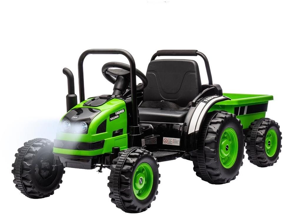 MILLY MALLY traktor s vlečkou Farmer zelený