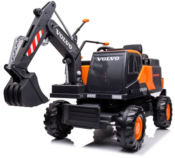 Eljet Dětský elektrický bagr Volvo oranžový, Li-Ion