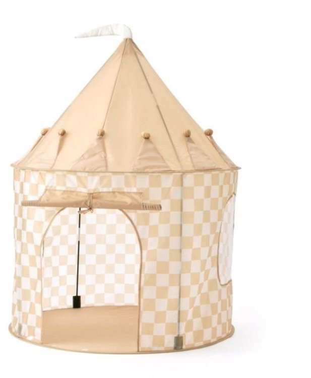Kid's Concept Hrací stan kostkovaný STAR žlutý