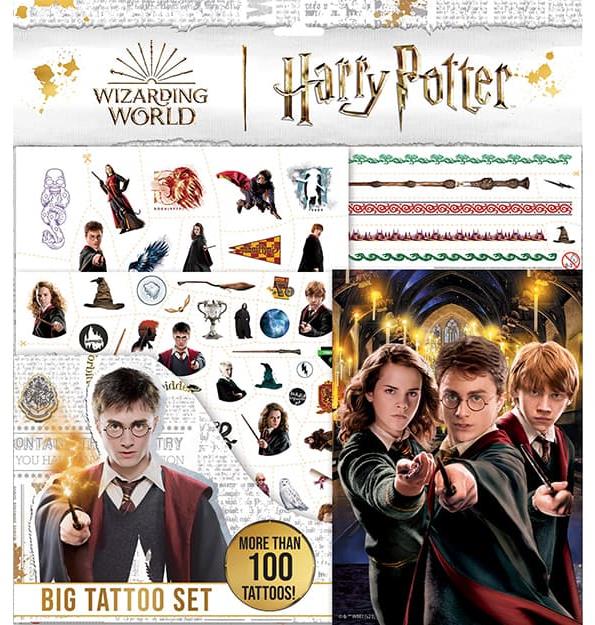Jiri Models Velký set s tetováním Harry Potter