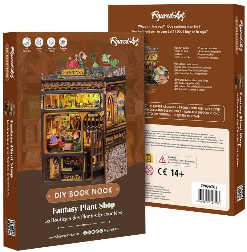 Figured ART Book Nook sada - Obchod s kouzelnými bylinkami