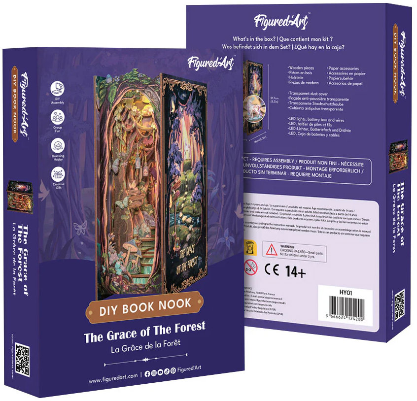 Figured ART Book Nook sada - Milost lesa
