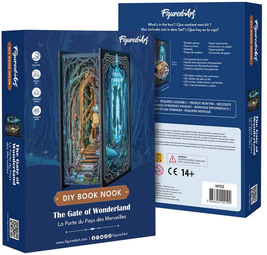 Figured ART Book Nook sada - Brána do říše divů