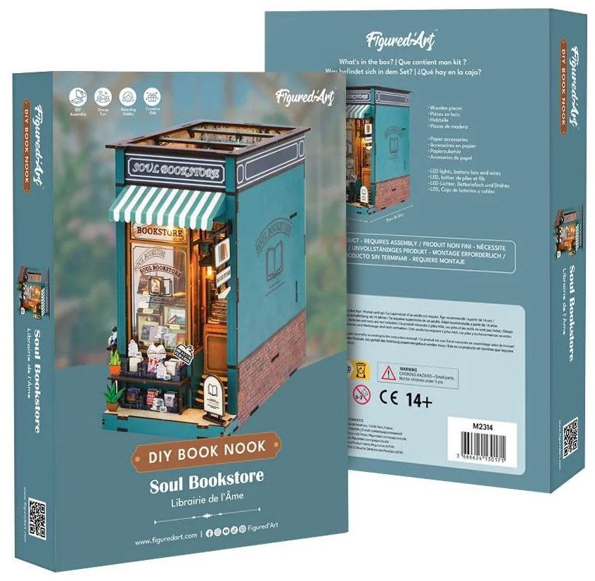 Figured ART Book Nook sada - Knihkupectví duší