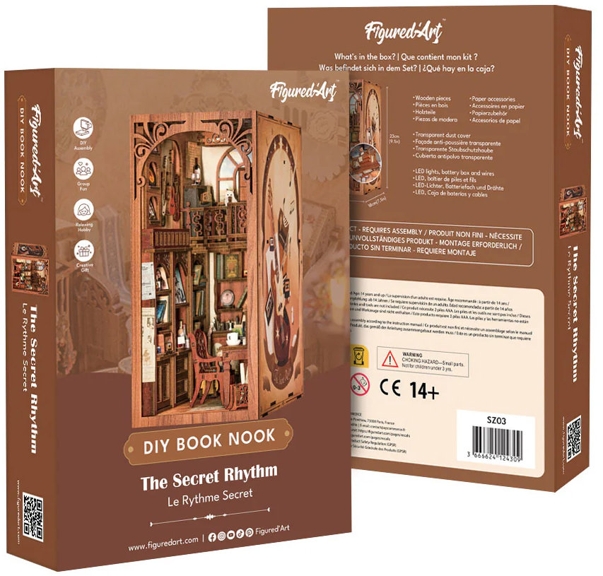 Figured ART Book Nook sada - Tajný rytmus