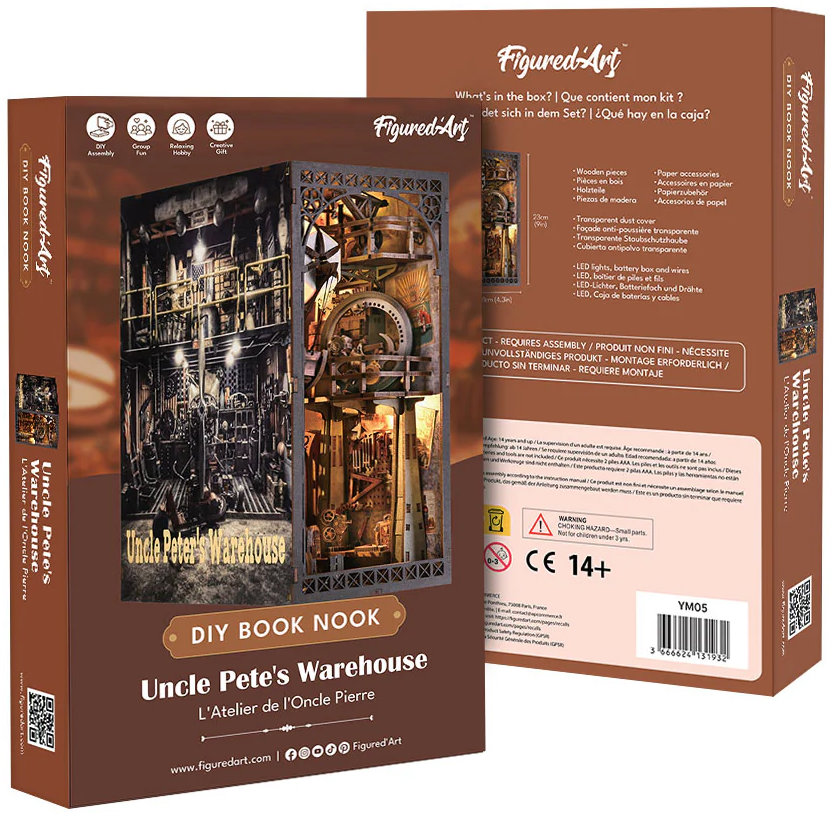 Figured ART Book Nook sada - Strýčkova dílna