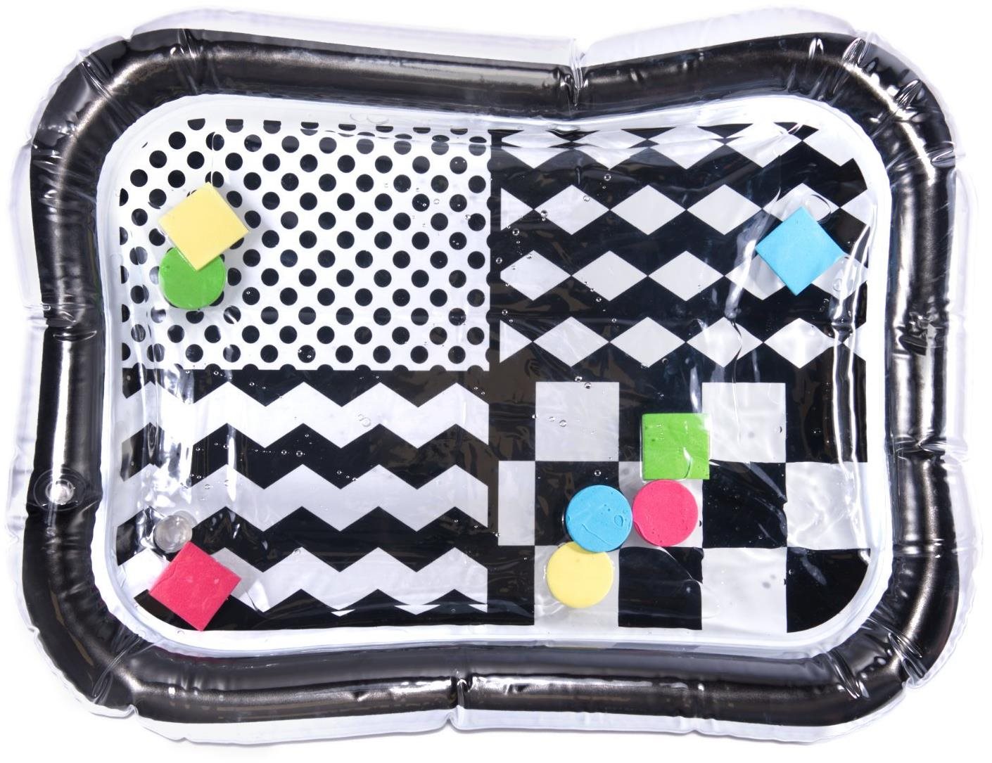 KIK Nafukovací podložka pro batolata 65 × 50 cm černobílá