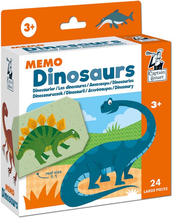 Captain Smart Pexeso - dinosauři