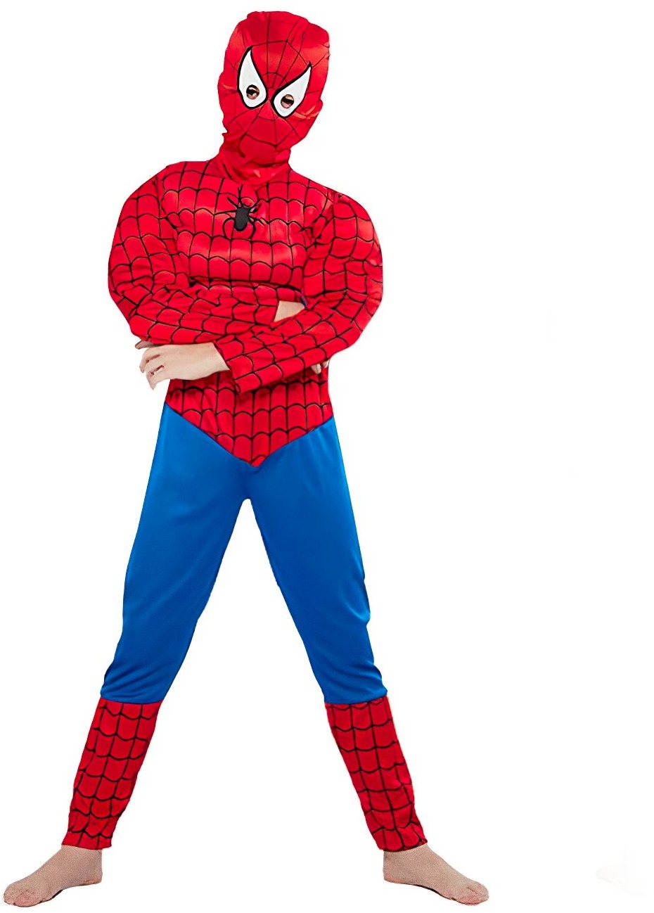 FunCo Dětský kostým Svalnatý Spiderman 122-134 L