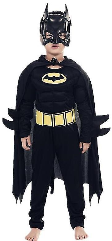 FunCo Dětský kostým Svalnatý Batman s maskou 122-128 L