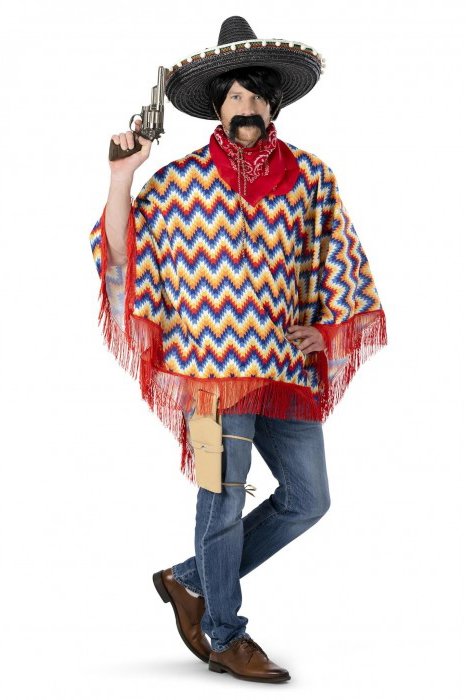 Funny Fashion Pánský kostým Mexické pončo Carlitos