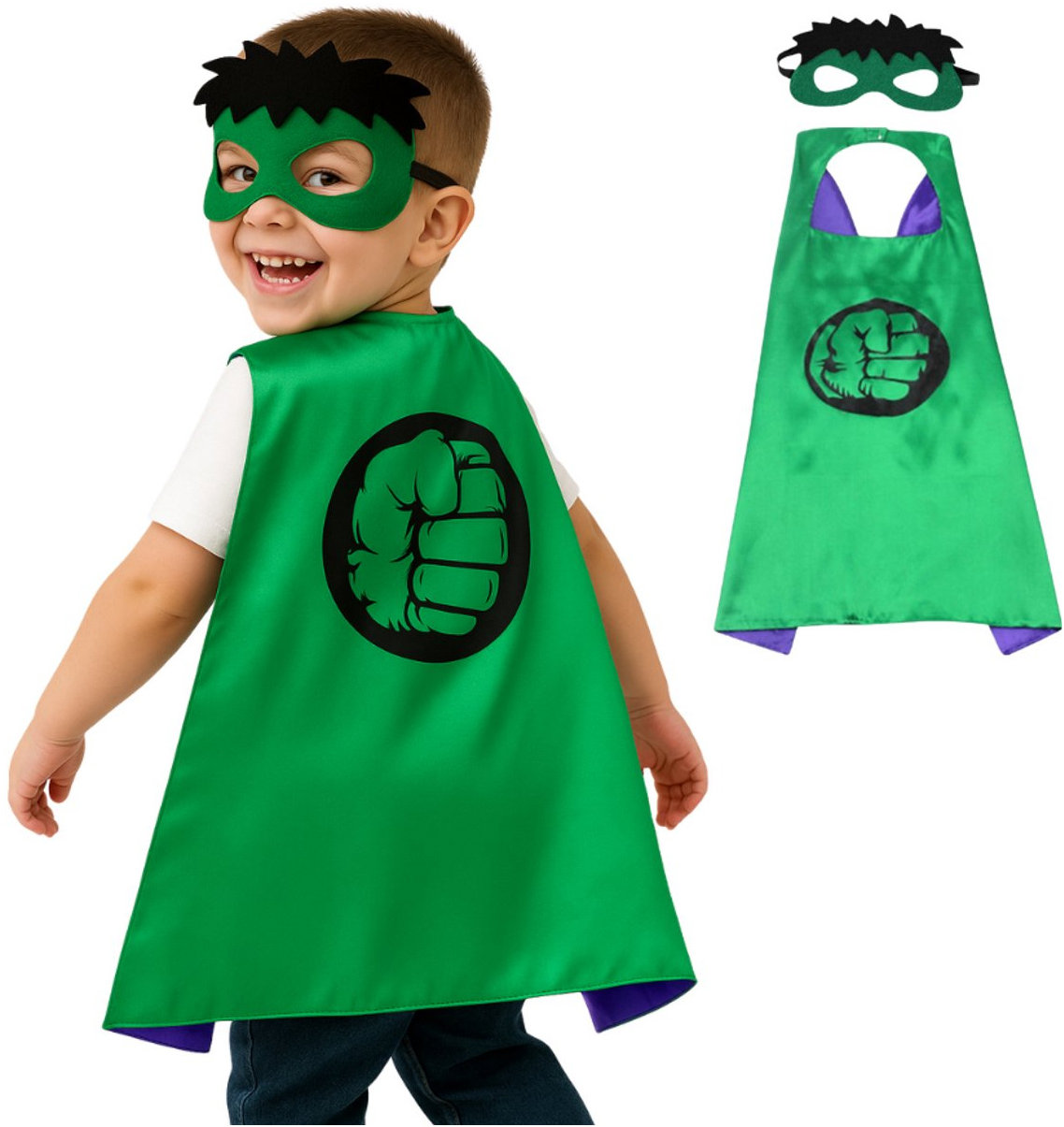 FunCo Dětský karnevalový převlek Avengers Hulk Fist 2v1
