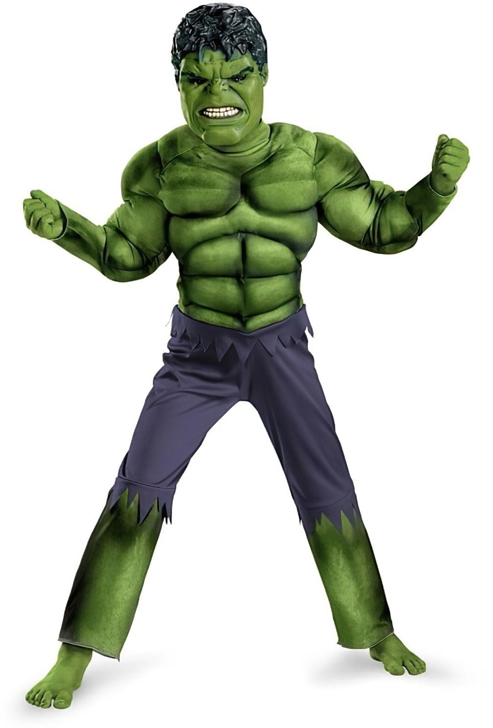 FunCo Dětský kostým Svalnatý Hulk s maskou 110-122 M