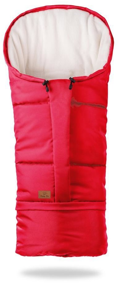 HappyBee Zimní fusak Mumi 3v1 fleece červený