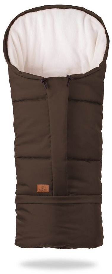 HappyBee Zimní fusak Mumi 3v1 fleece hnědý